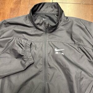 Nike Air Women's Large Full Zip‎ Black Reflective Dri-FIT Wind Jacket